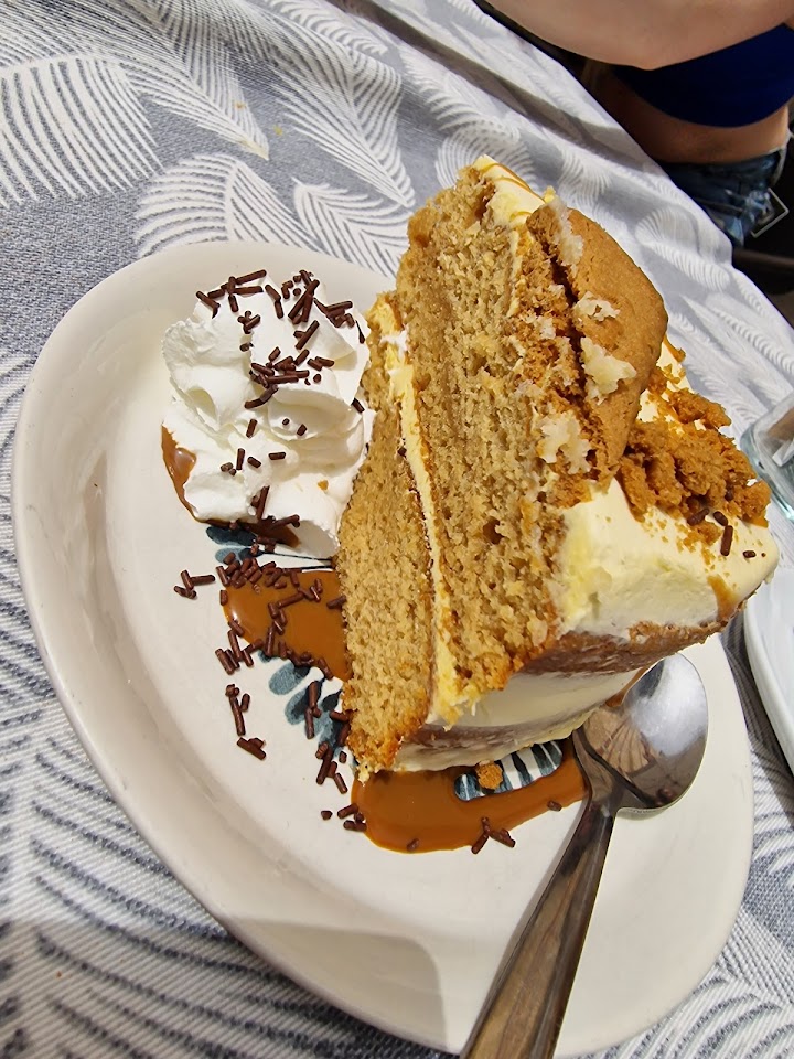 Postre casero de la casa